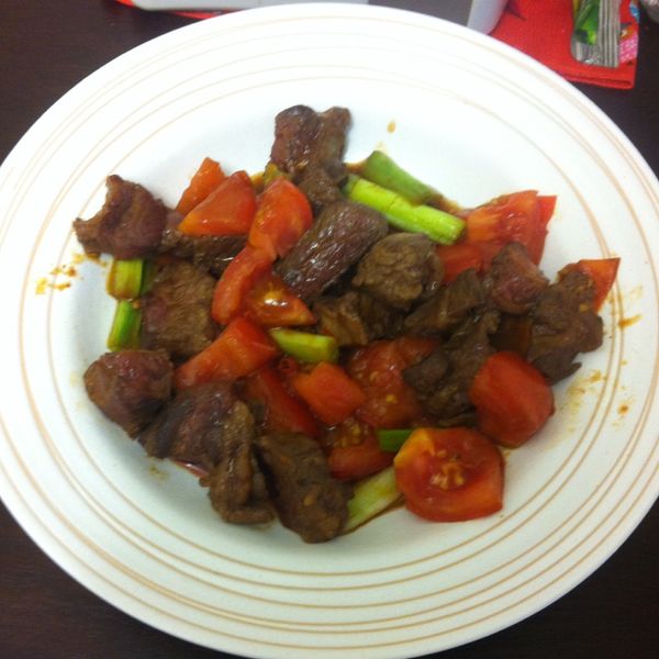 蕃茄牛肉 : Wang Ria一起做