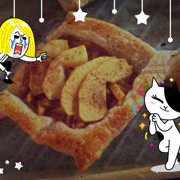 速成焦糖蘋果派 : jojojo一起做