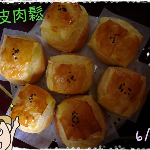 起酥肉鬆麵包-用製麵包機：Stella Huang 一起做