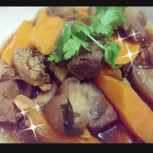 番薯滷肉 : Yi Jing一起做