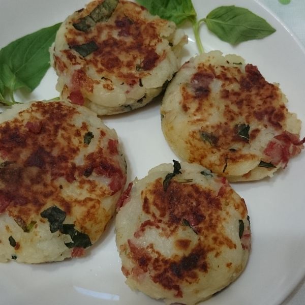 香煎培根薯餅：Kama Liu 一起做