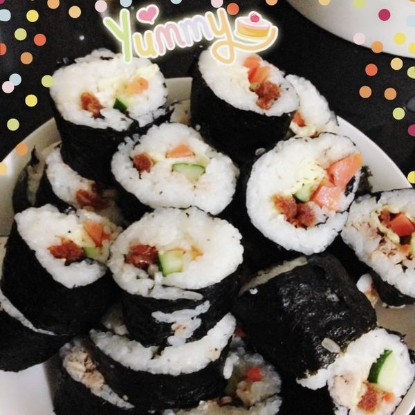 好吃壽司捲「元本山海苔」 : 謝欣穎一起做