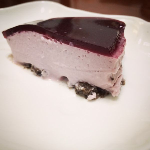 葡萄免烤乳酪蛋糕 : Chiou Ga Ga一起做