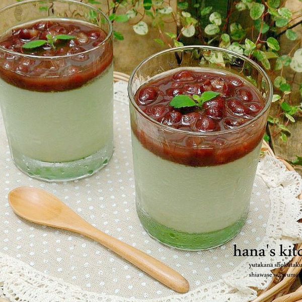 肉球抹茶紅豆奶酪：HanasKitchen 一起做