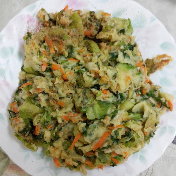 蔬菜煎餅2 : 鄭淳之一起做