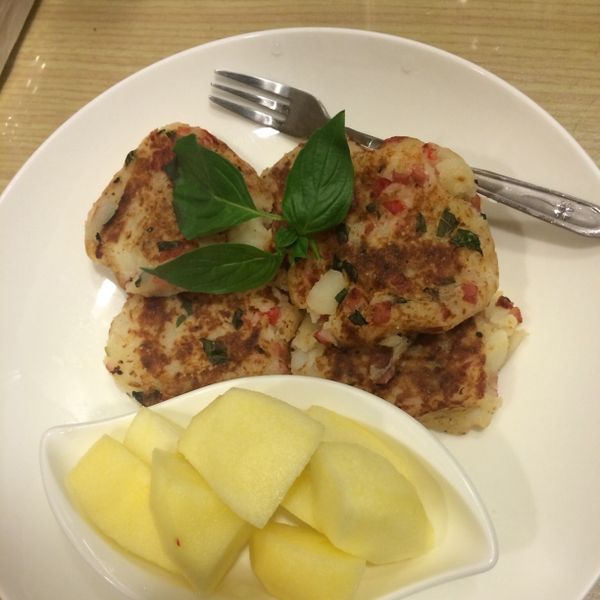 香煎培根薯餅：陳小鹿 一起做