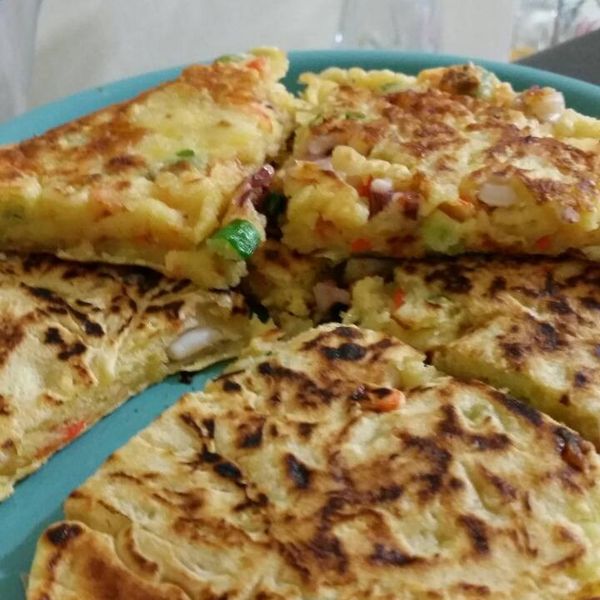 簡易好味~海鮮煎餅:Jolin Hsia 一起做