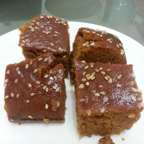 快速黑糖糕(泡打粉)：Avril baby 一起做