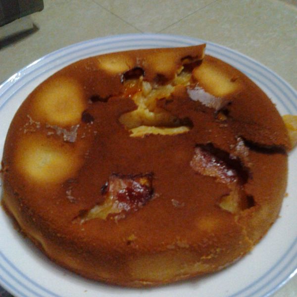 電鍋零失敗♡蜜香蘋果蛋糕：傻傻當上媽 一起做