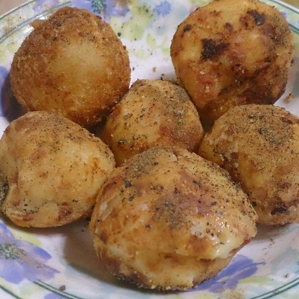 乳酪薯球【博客原味火腿】 : 黃睿澄一起做