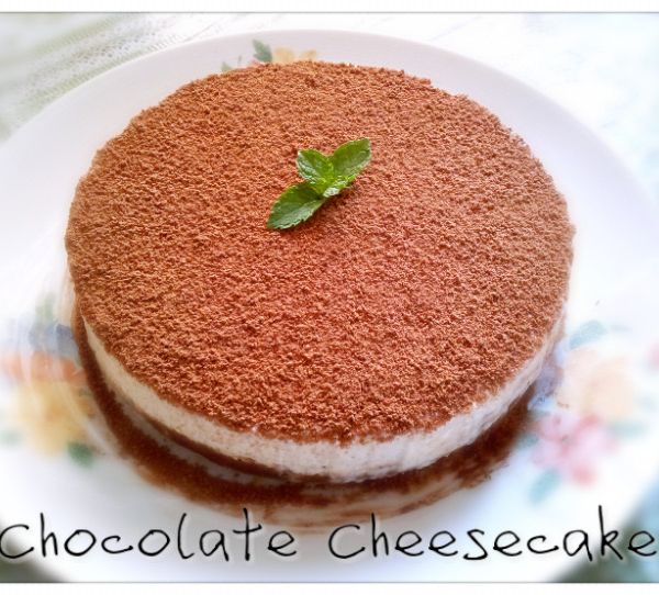 免烤,巧克力乳酪蛋糕 : Sunny Hsieh一起做