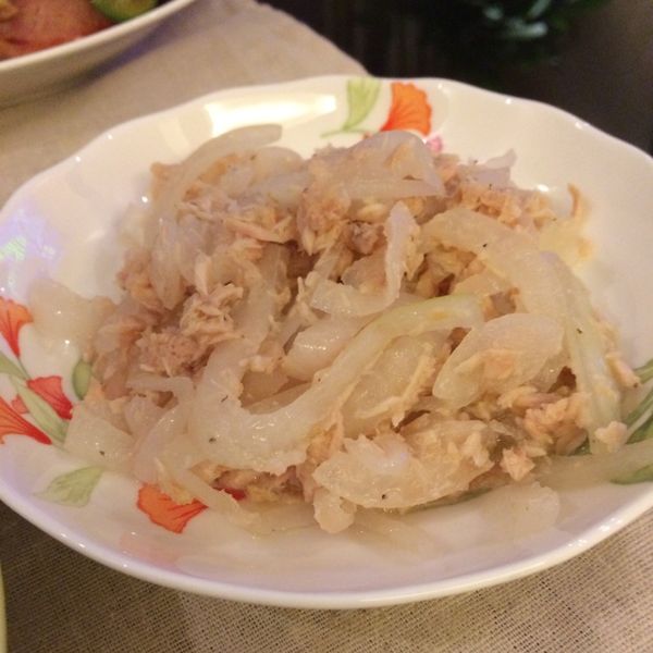 涼拌鮪魚洋蔥 : Carol She一起做