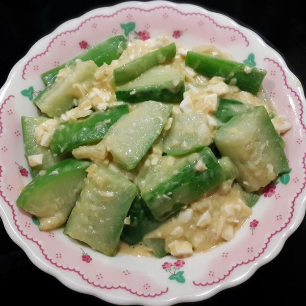 鹹蛋炒絲瓜：Vicky Feng 一起做