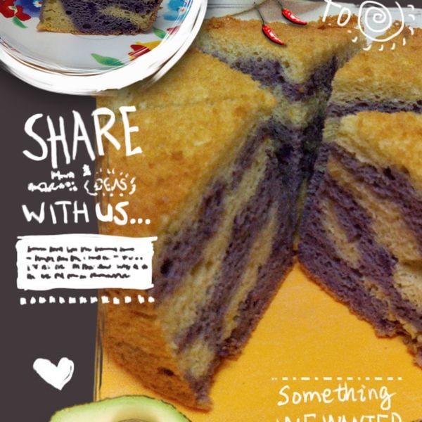 綿綿又密密的地瓜蛋糕：黃晴天 一起做