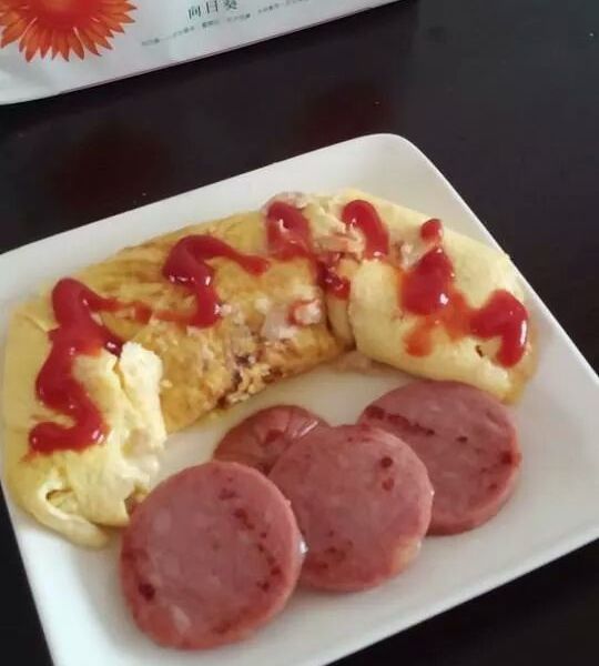 ♥肥肥舒的女王早餐♥起士歐姆蛋：郭馥禔 一起做