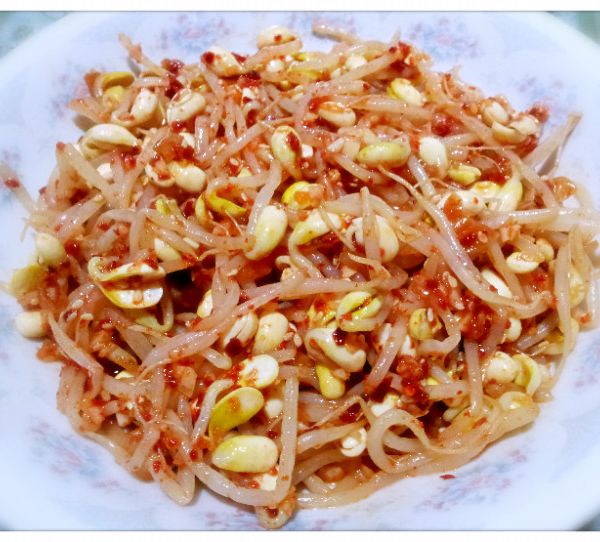 韓式涼拌黃豆芽 : Sunny Hsieh一起做