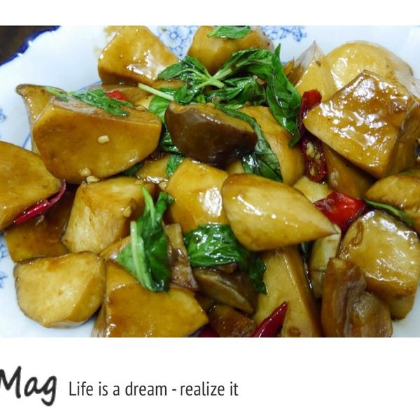 三杯杏鮑菇 : HJ一起做