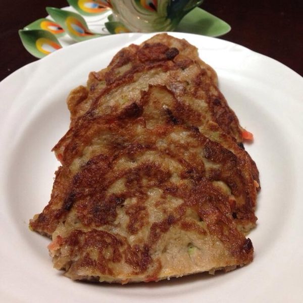 山藥肉餅 : 傅郁文一起做