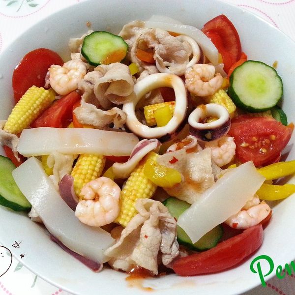 泰式海陸涼拌 : Penny Chang一起做