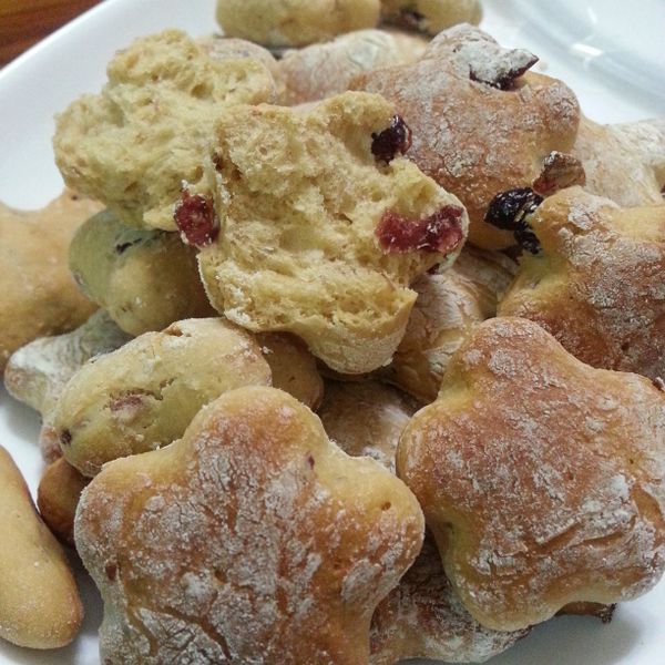 製麵包機+小烤箱*葡萄乾司康Scone:Hannah 一起做