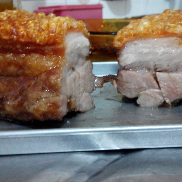 烤脆皮燒肉 : Connie Seow一起做