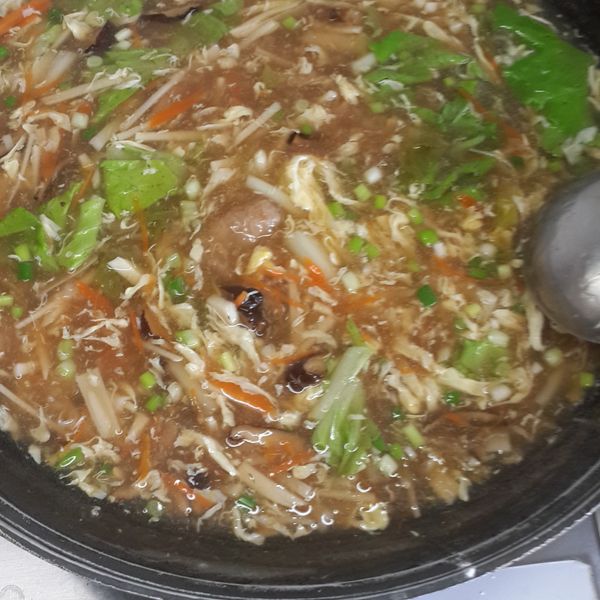 Eva♥料理◈香菇赤肉羹：Jamie Chen 一起做