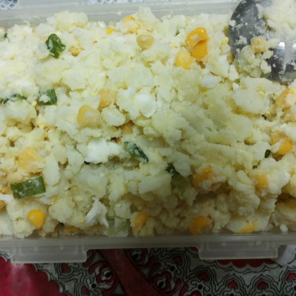 夏天的馬鈴薯沙拉。 : Chien-pei  Yang一起做