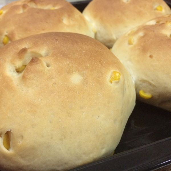 玉米粒麵包:Cora 一起做