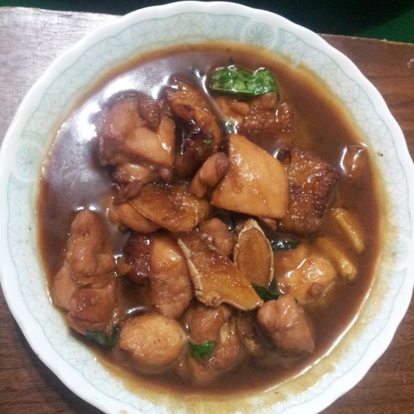 三杯雞 : 士翔寶貝一起做