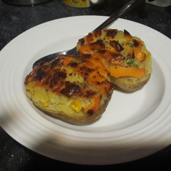 焗烤馬鈴薯 : 打孖星一起做