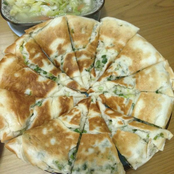 湯種香蔥大餅 : 陳媽媽一起做