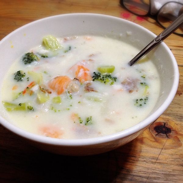 [湯品] 海鮮巧達濃湯：林立婷 一起做