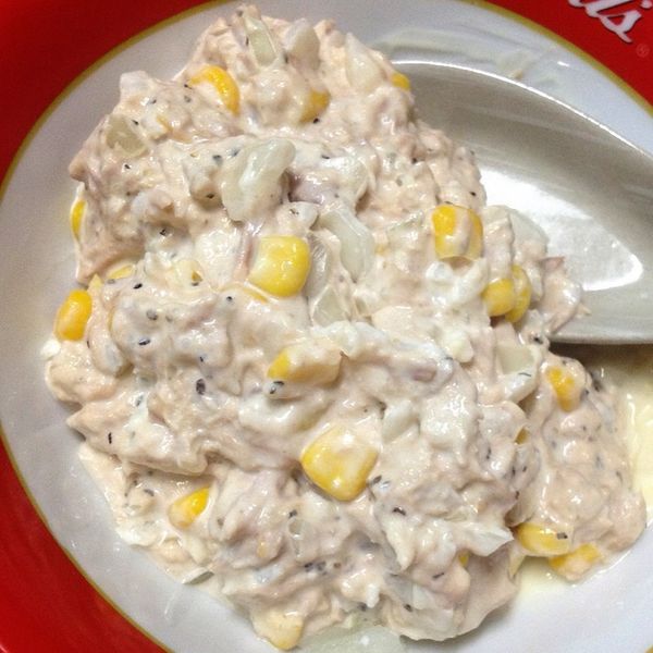 早餐良伴~~鮪魚玉米沙拉：燕 一起做