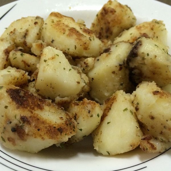 蒜香起司馬鈴薯 : 謝修筠一起做