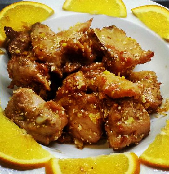 橙汁排骨：ChingMei Lee 一起做