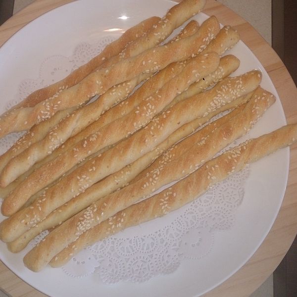 義大利麵包棒：Grace 一起做