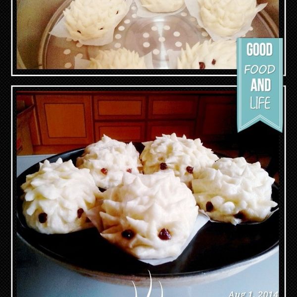 ㄚ曼達的廚房~兔子刺蝟豆沙包 : Ching Chiang一起做