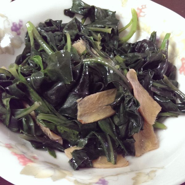 【厚生廚房】薑絲炒紅鳳菜 : Hsiuling Tu一起做