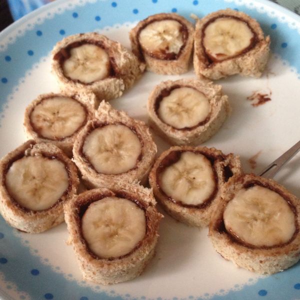 ♥香蕉捲土司♥不烤不煎不炸 : Amber Tsai一起做