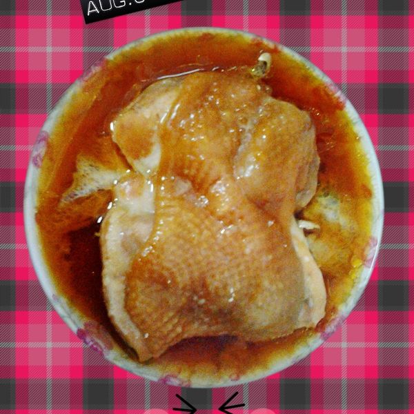 蒸的很簡單@@真的很好吃的雞腿排：榴花 一起做