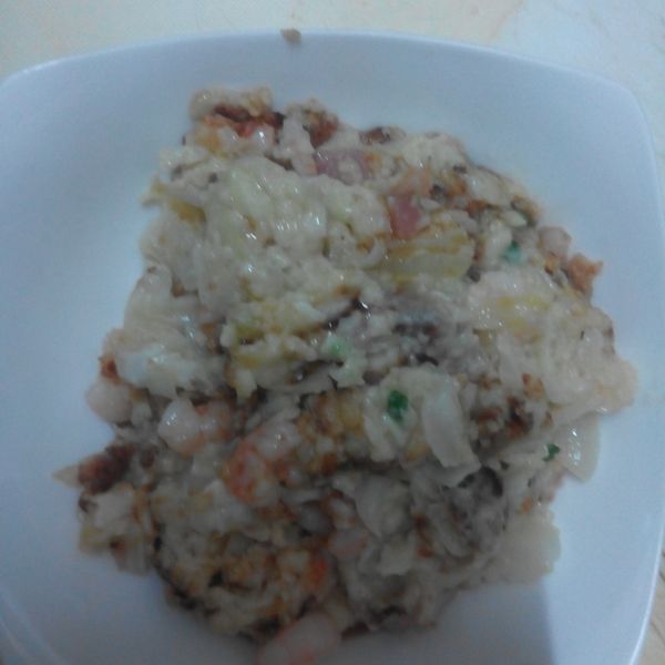 蔬菜玉米大阪燒 : 鬼咩咩一起做