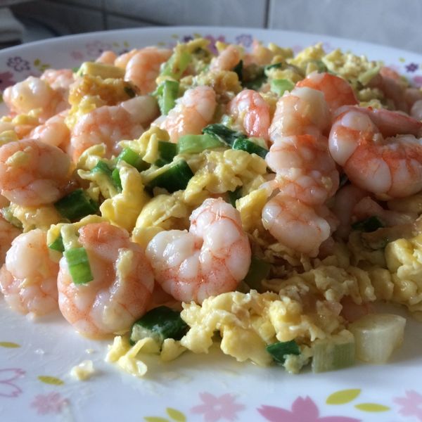 蝦仁炒蛋 : 瑪姬一起做