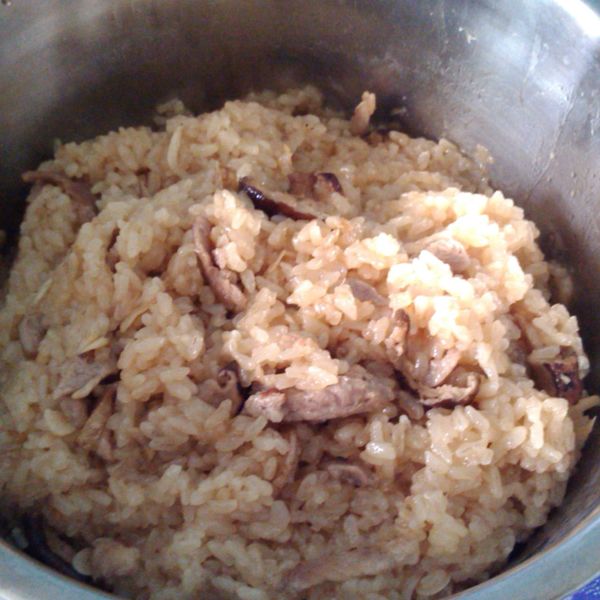 電鍋油飯 : 玉鳳一起做