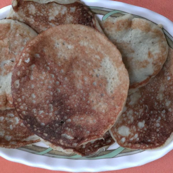 簡易香蕉蛋鬆餅(無麵粉） : 王宇玟一起做