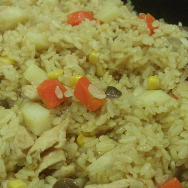 〔燉鍋食譜〕咖哩鍋巴燉飯【全營養萃取鍋】：蔡綺文 一起做