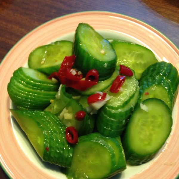 十分鐘快速上桌口感豐富超有層次的醃小黃瓜 : Cindy Chen一起做