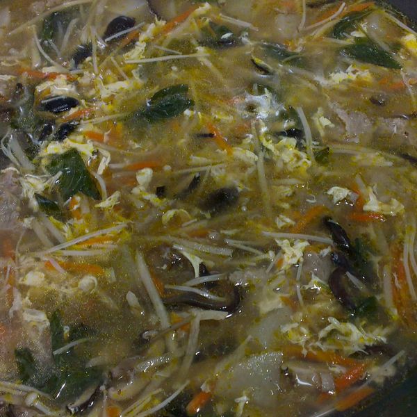 香菇赤肉羹：陳秀如 一起做