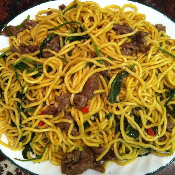 沙茶牛肉炒麵：Rita Chan 一起做