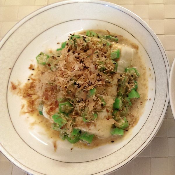 拉比尼亞廚房~秋葵涼拌豆腐 : Miya Tsai一起做