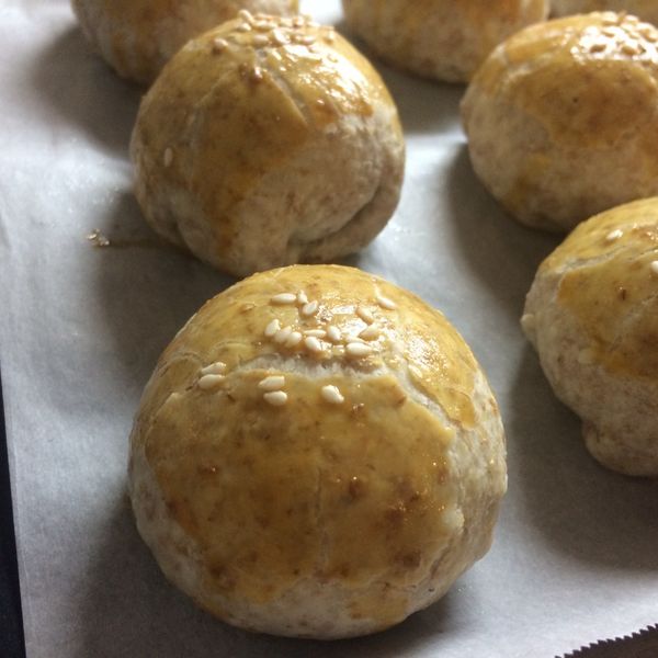 南瓜全麥小月餅(純素) : 小菲一起做